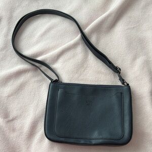 Roots Classic Navy Blue Faux Leather Bag